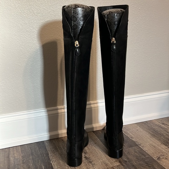 NEW Tory Burch Boots SIMONE Over The Knee Flat Equestrian Booties 7.5  Riding - Picture 12 of 17